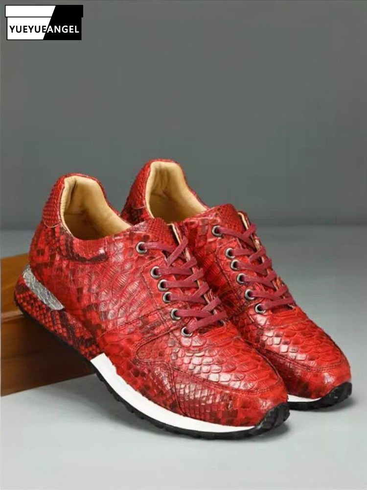 Concise Solid Color Snakeskin  - Crossfit Male 评论和价格